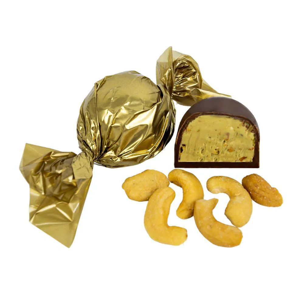 TRUFA DE CHOCOLATE 44% CACAU AO LEITE C/ CREME DE CASTANHA DE CAJU - 30G