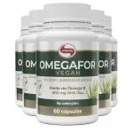 Kit 5 Omegafor Vegan Vitafor 60 Cápsulas