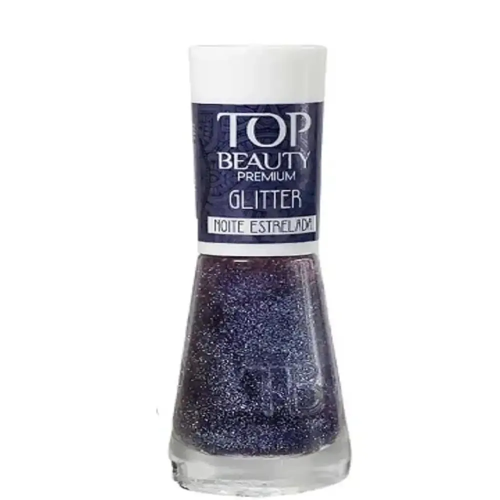 ESMALTE TOP BEAUTY PREMIUM GLITTER NOITE ESTRELADA 9ML