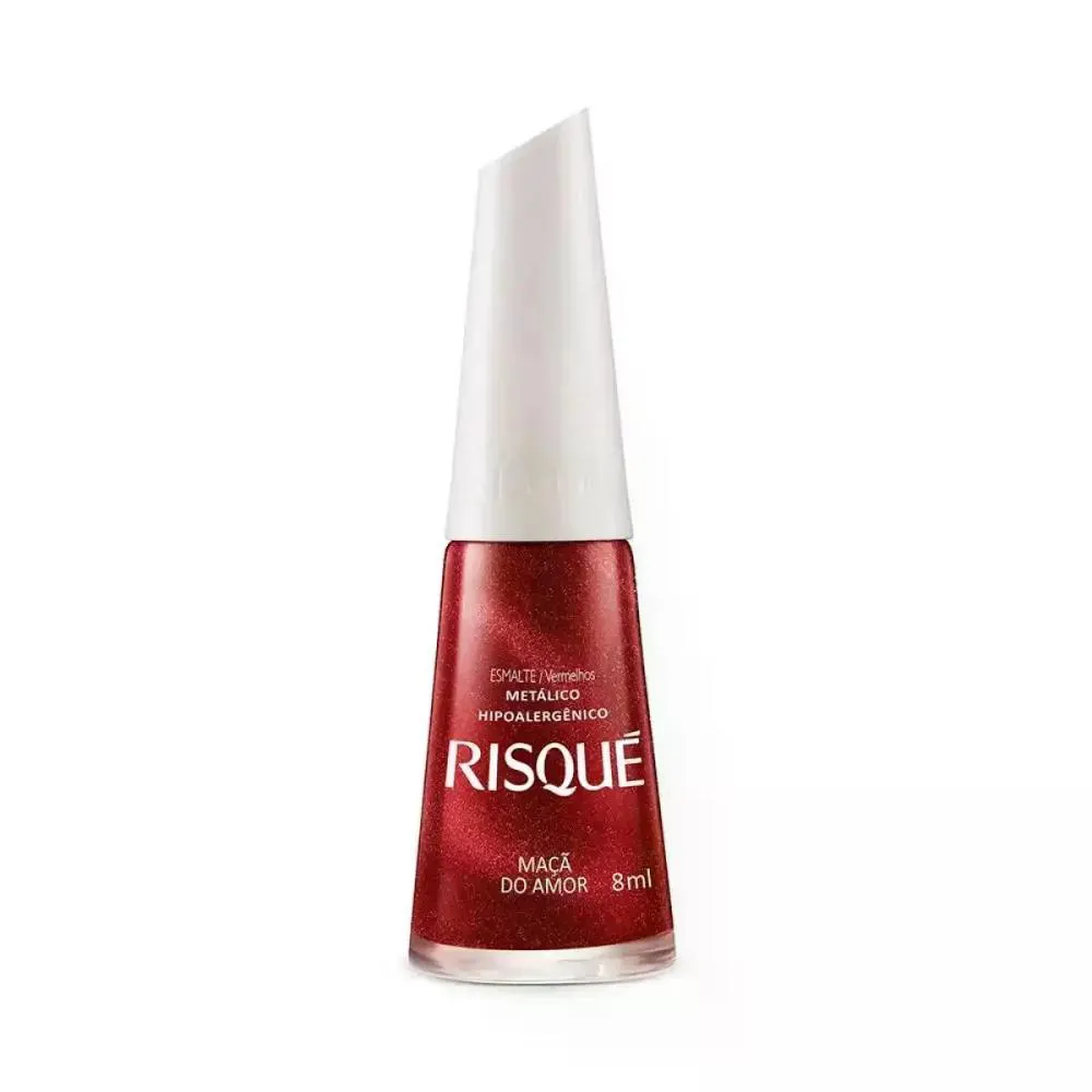 ESMALTE METáLICO MAçã DO AMOR RISQUé 8ML