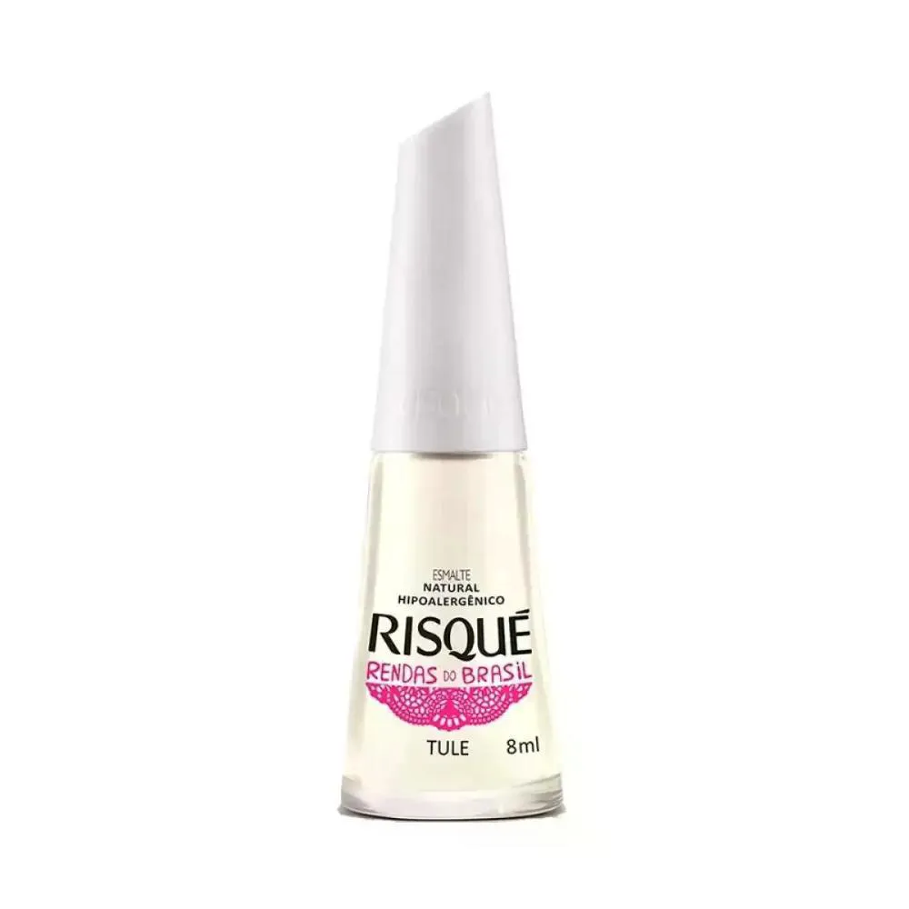ESMALTE NATURAL RENDAS DO BRASIL TULE RISQUé 8ML
