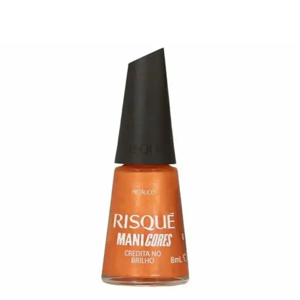 ESMALTE RISQUé MANICORES CREDITA NO BRILHO METáLICO 8ML