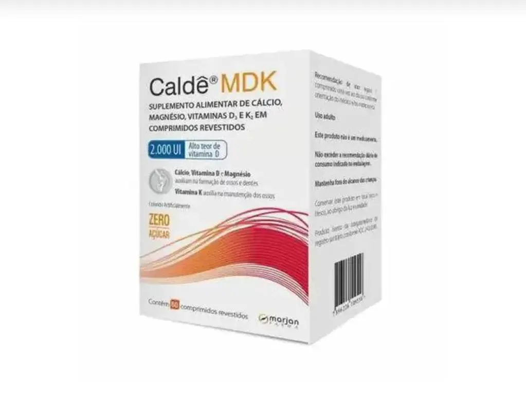 CALDê MDK 2.000UI 60 COMPRIMIDOS - MARJAN FARMA