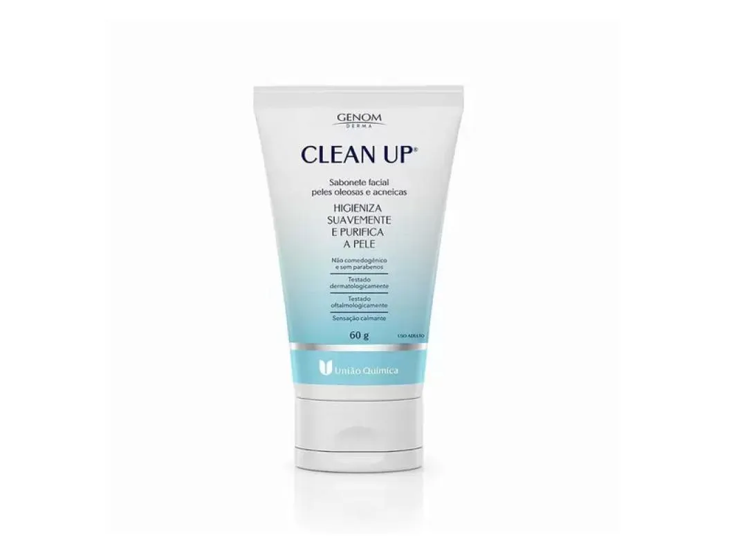 SABONETE FACIAL CLEAN UP DERMA 60G - GENOM