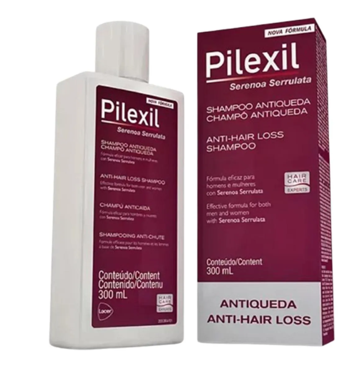 SHAMPOO PILEXIL ANTIQUEDA 300ML - MEGALABS
