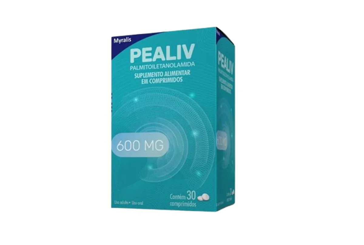 SUPLEMENTO ALIMENTAR PEALIV 600MG COM 30 COMPR - MYRALIS