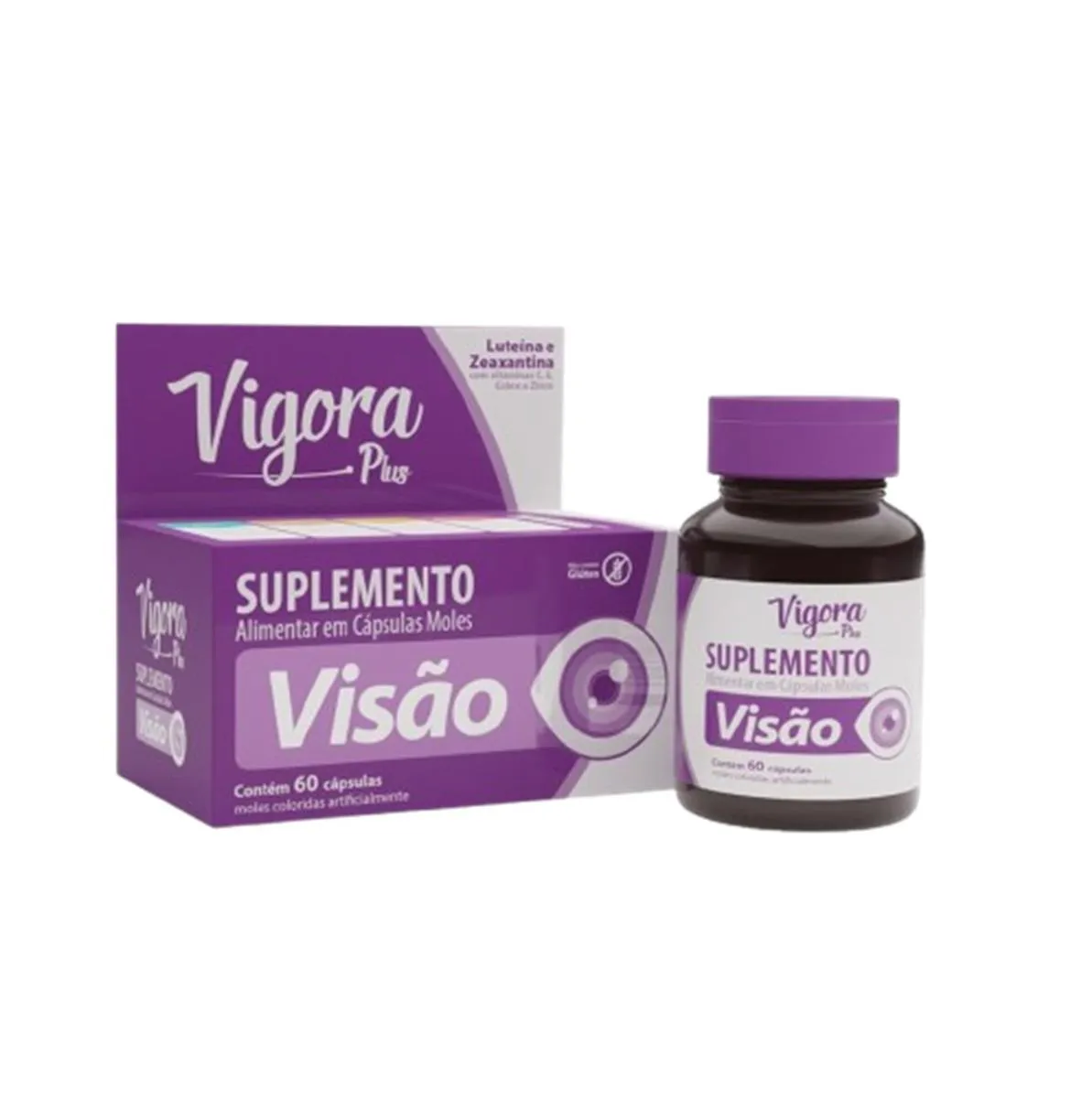 SUPLEMENTO ALIMENTAR VIGORA PLUS VISãO 60 CáPSULAS