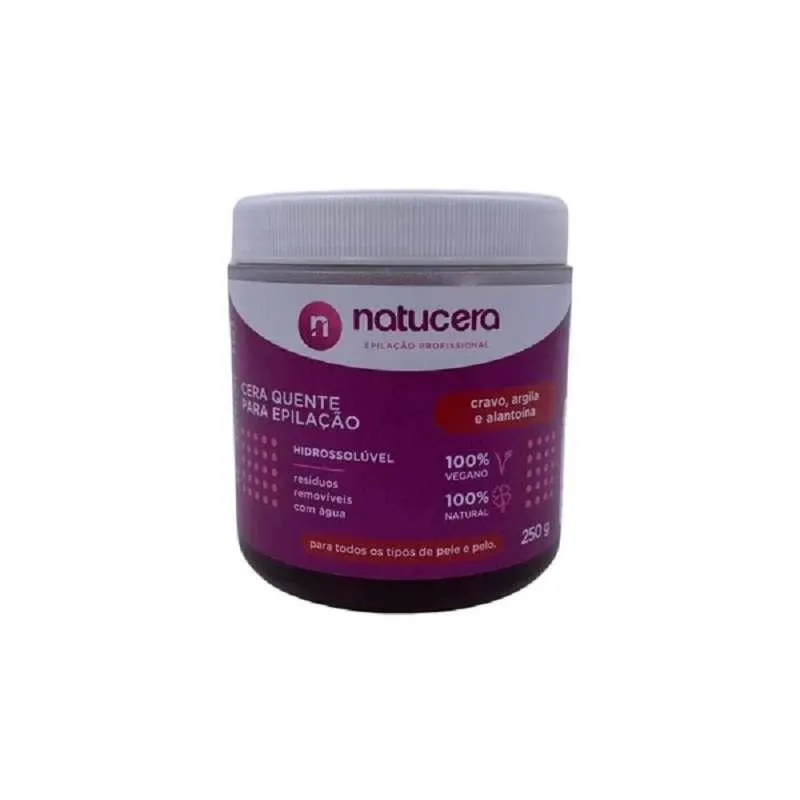CERA DEPILATóRIA HIDROSSOLúVEL CRAVO 250G