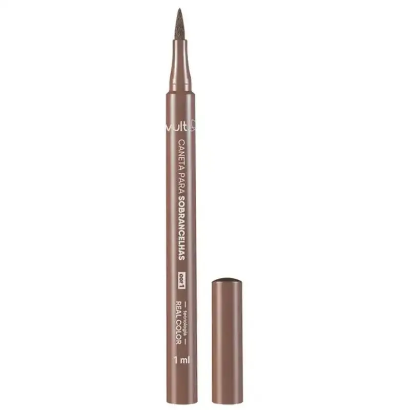 CANETA  PARA  SOBRANCELHA  01  MARROM  1,0ML  VULT