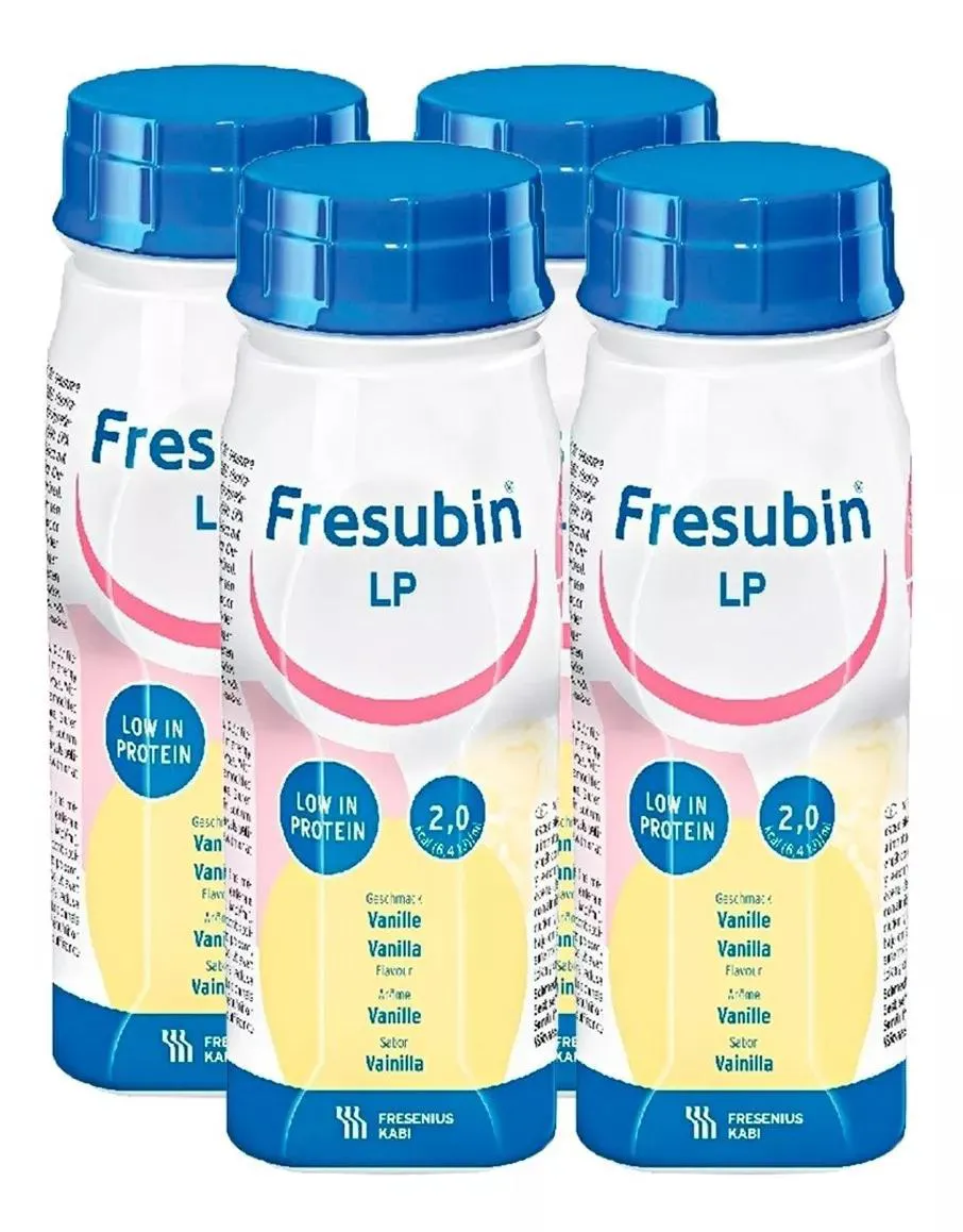 KIT 4 FRESUBIN LP BAUNILHA 200ML