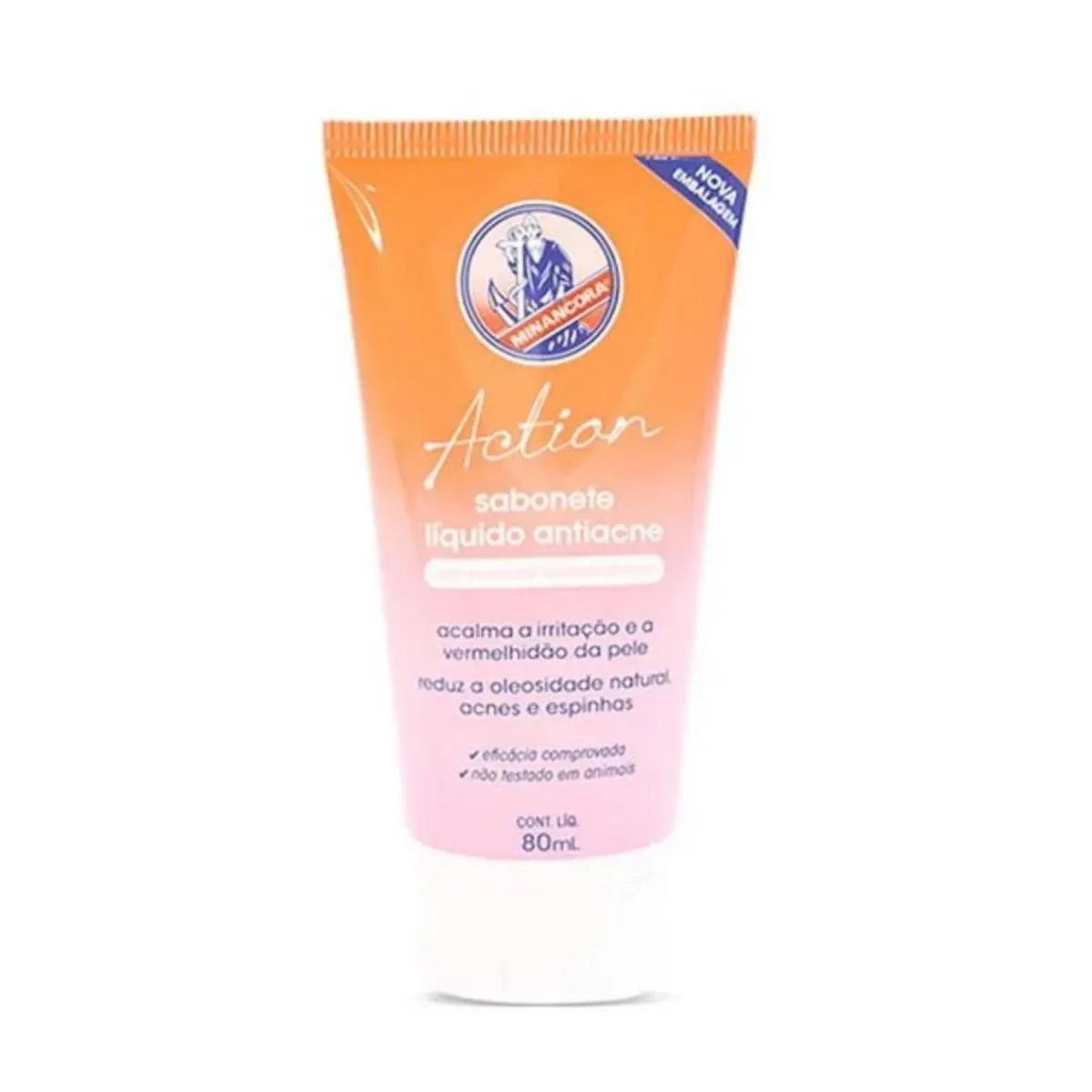 MINANCORA SABONETE LÍQUIDO ANTIACNE ACTION 80ML