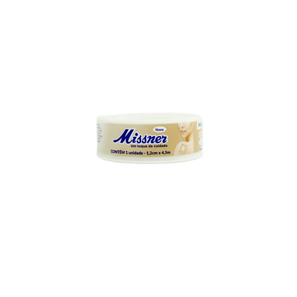 MISSNER FITA MICROPORE BEGE 1,2 CM X 4,5 M