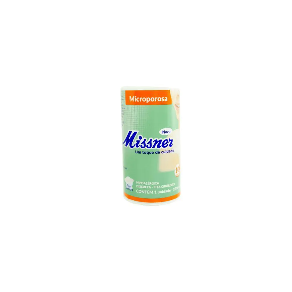 MISSNER FITA MICROPORE BRANCA 10,0 CM X 4,5 M
