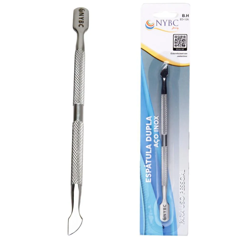 NYBC ESPÁTULA DUPLA AÇO INOX