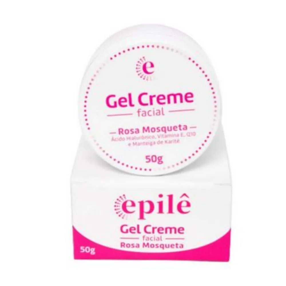 RUGOL EPILÊ GEL CREME FACIAL ROSA MOSQUETA - 50GR