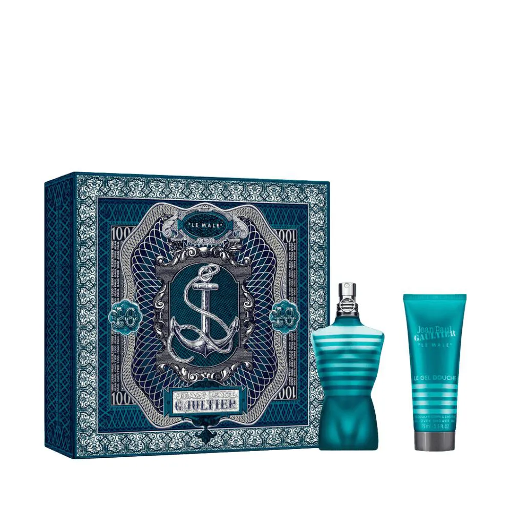 KIT PERFUME JEAN PAUL GAULTIER LE MALE MASCULINO EAU DE TOILETTE 75ML