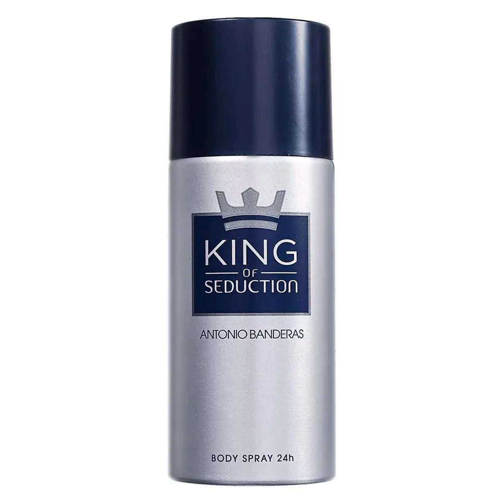 DESODORANTE SPRAY BANDERAS KING OF SEDUCTION MASCULINO 150ML