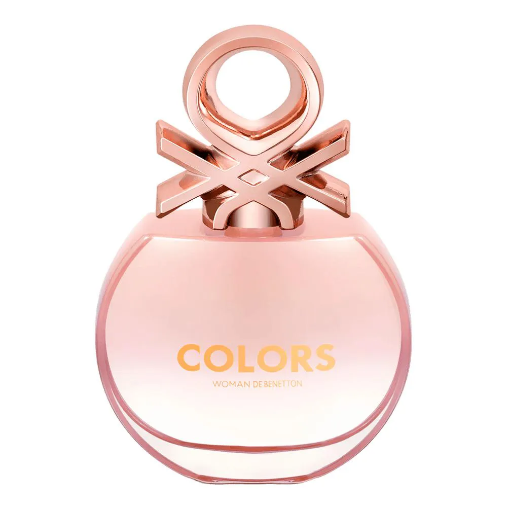 PERFUME BENETTON COLORS WOMAN ROSE FEMININO EAU DE TOILETTE 80ML