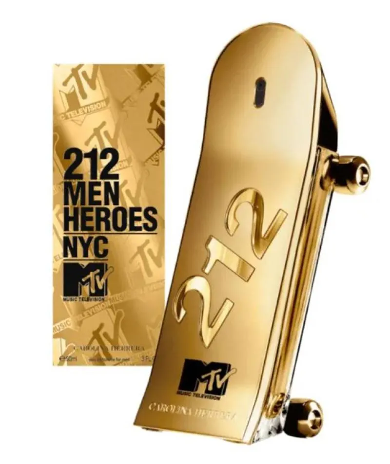 PERFUME CAROLINA HERRERA 212 HEROES MTV MASCULINO EAU DE TOILETTE 90ML
