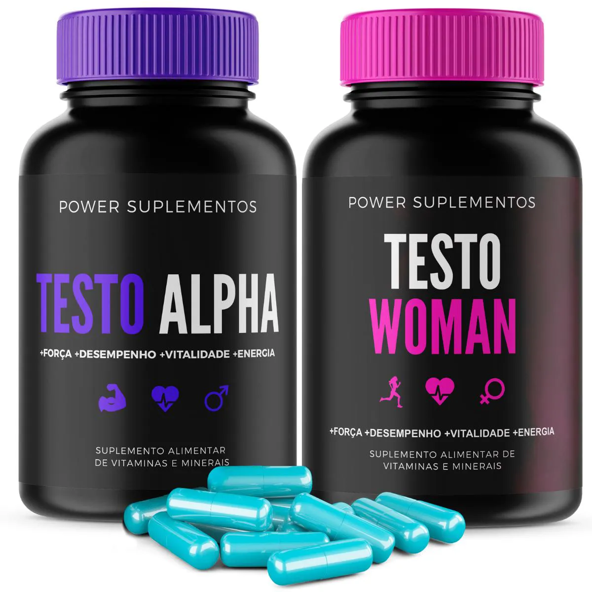 1X SUPLEMNTO TESTO ALPHA + 1X SUPLEMENTO TESTO WOMAN