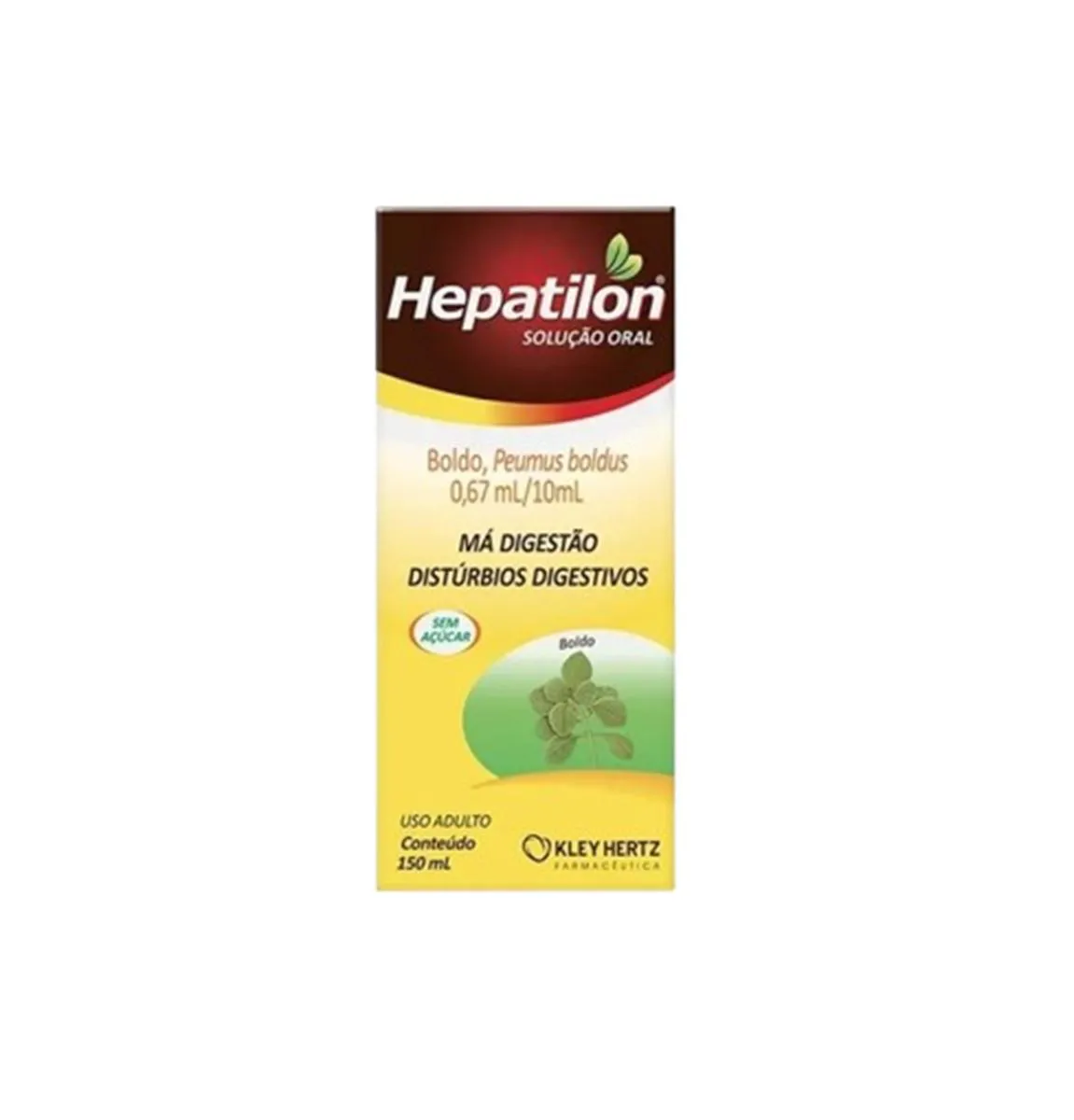 HEPATILON SOLUçãO ORAL SABOR BOLDO - Má DIGESTãO 150ML