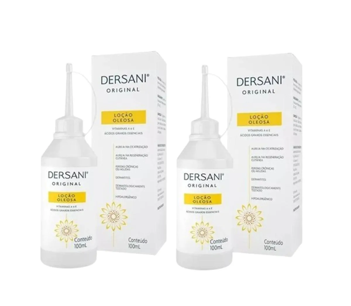 KIT 2 DERSANI ORIGINAL LOçãO CICATRIZANTE CORPORAL 100ML