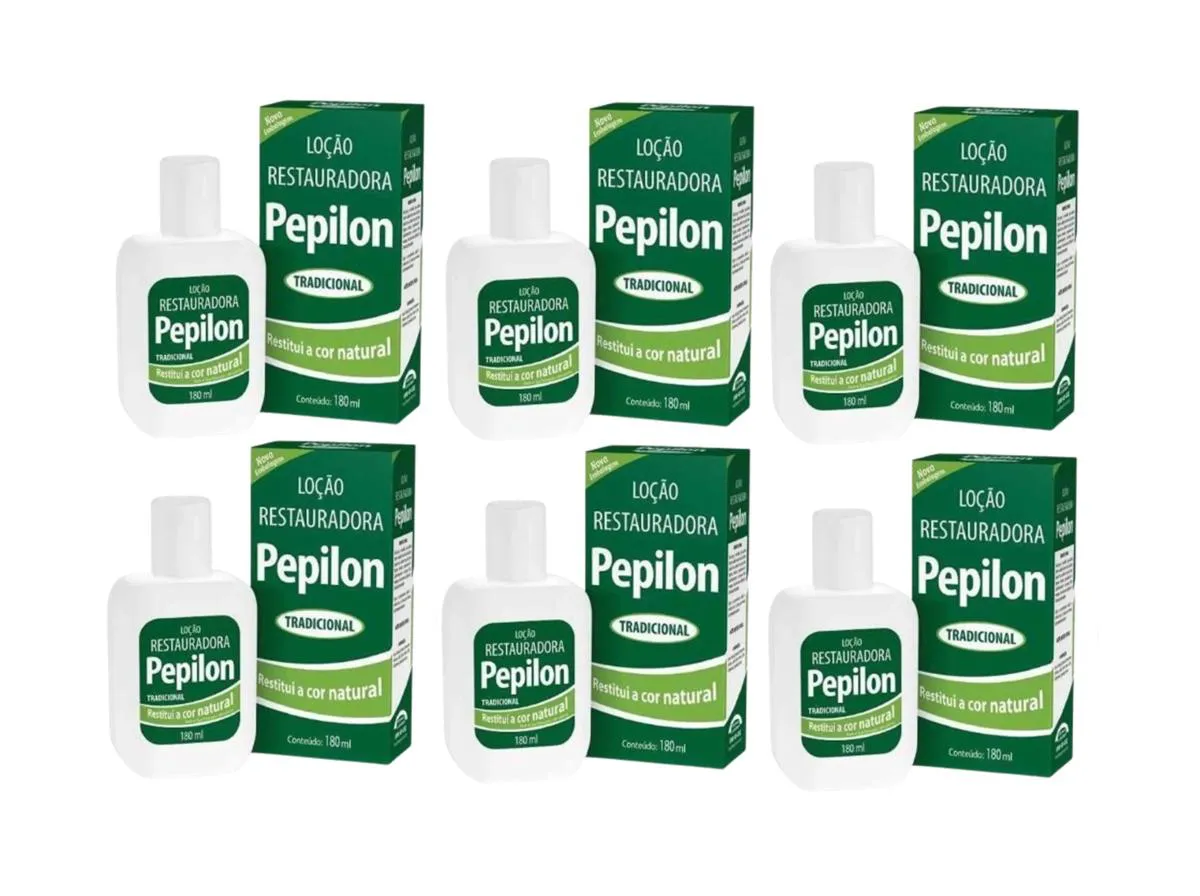 LOçãO RESTAURADORA PEPILON TRADICIONAL ( KIT 6X180=1080ML )