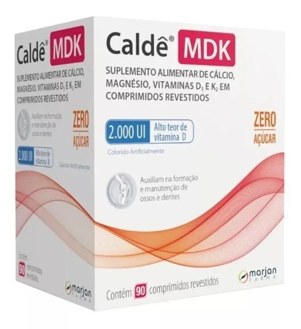 SUPLEMENTO CALDê MDK 2000UI 90 COMPRIMIDOS - MARJAN