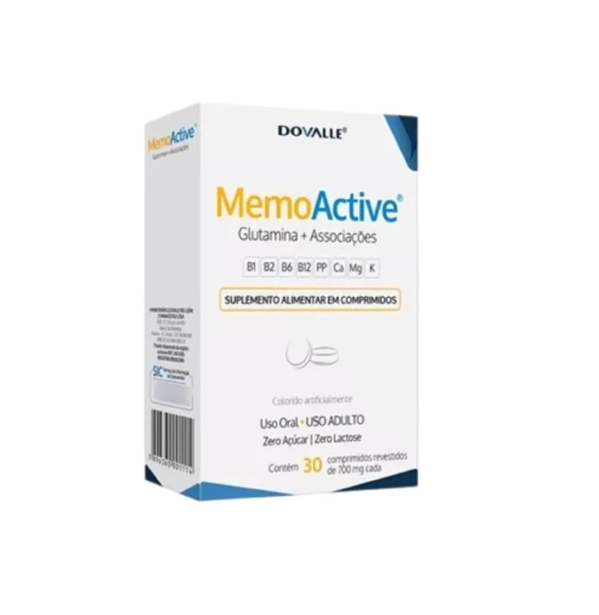 SUPLEMENTO MEMOACTIVE 30 COMPRIMIDOS - DOVALLE