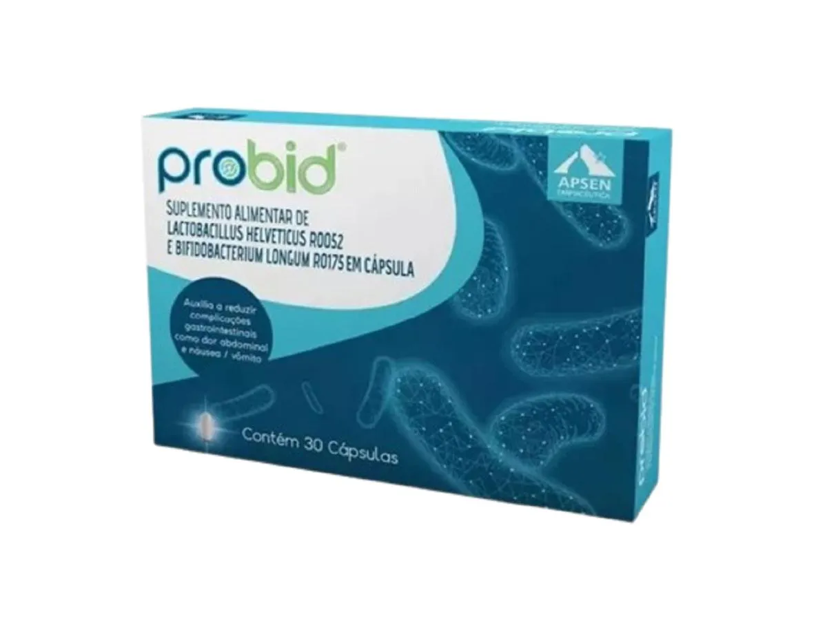 SUPLEMENTO PROBID 30 CáPSULAS SEM SABOR - APSEN
