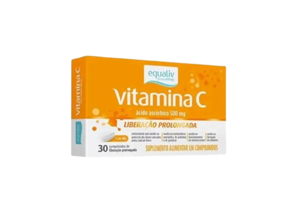 SUPLEMENTO VITAMINA C ÁCIDO ASCóRBICO 500MG - EQUALIV