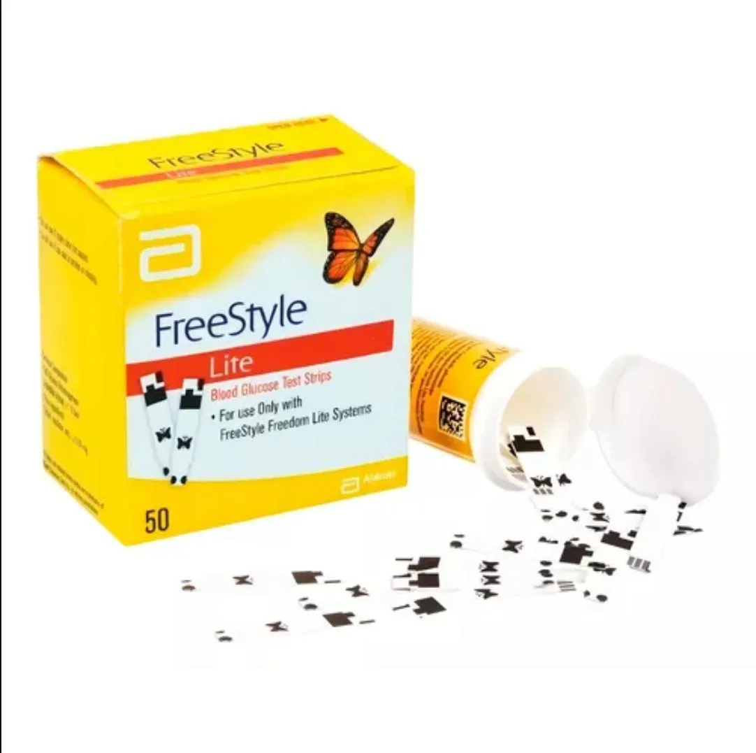 TIRAS REAGENTES MEDIR GLICOSE FREESTYLE LITE 50 UNID