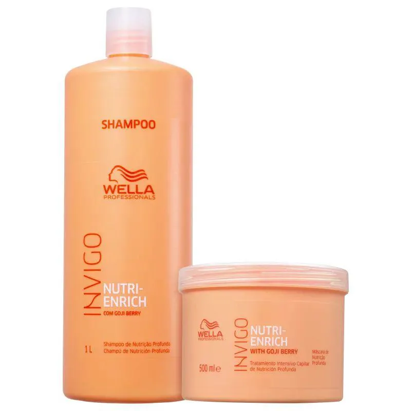 WELLA NUTRI-ENRICH INVIGO KIT SHAMPOO 1 LT + MASK 500ML