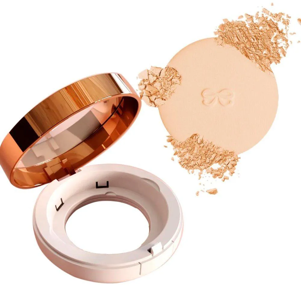KIT LATIKA - ESTOJO + REFIL LATIKA POWDER SPF 27 BEGE CLARO