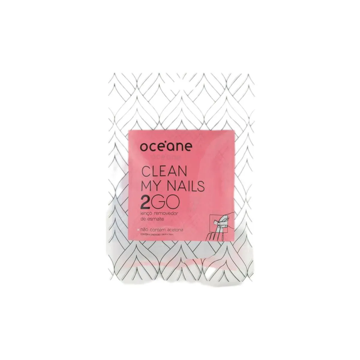 LENçO REMOVEDOR DE ESMALTE - CLEAN MY NAILS 2 GO 6UN