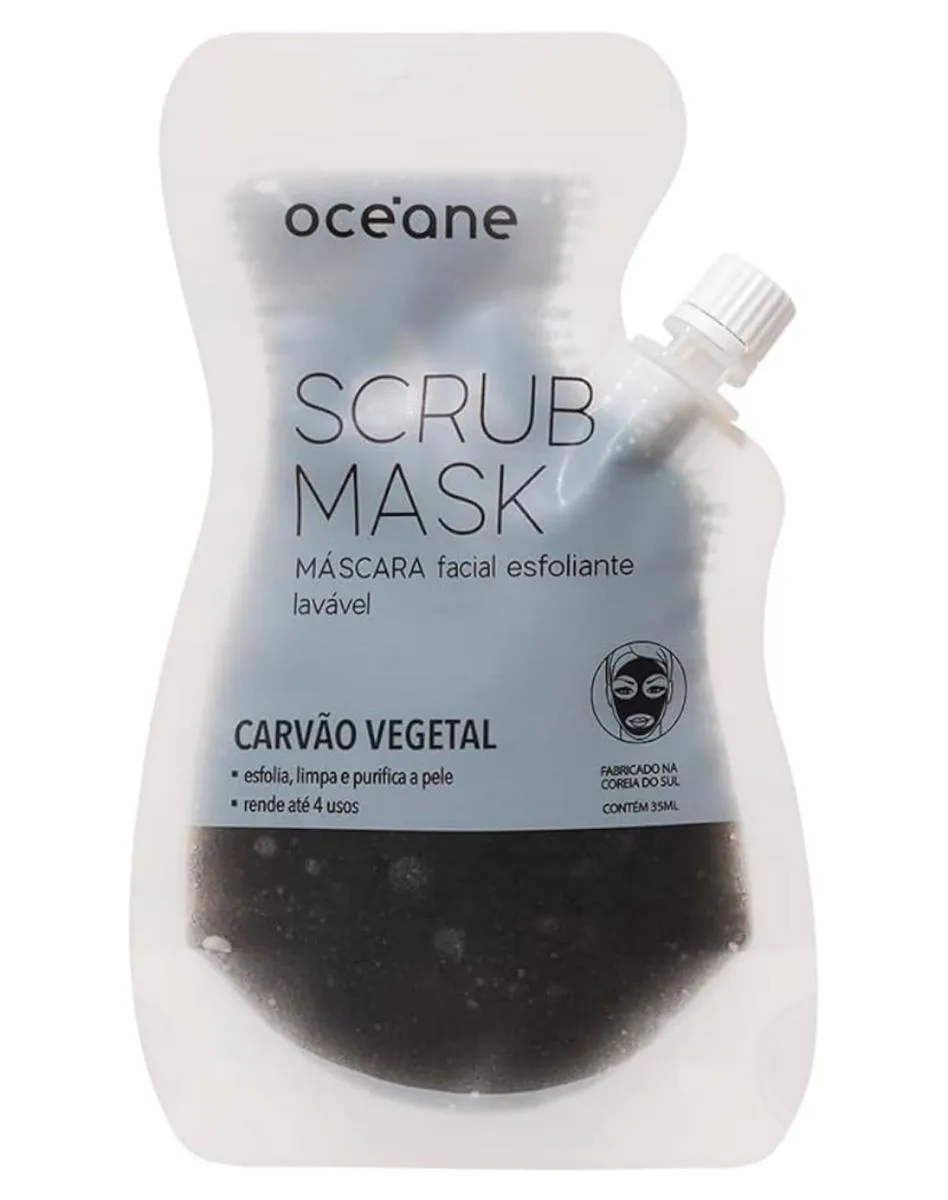 OCéANE SCRUB CARVãO VEGETAL - MáSCARA FACIAL 35ML