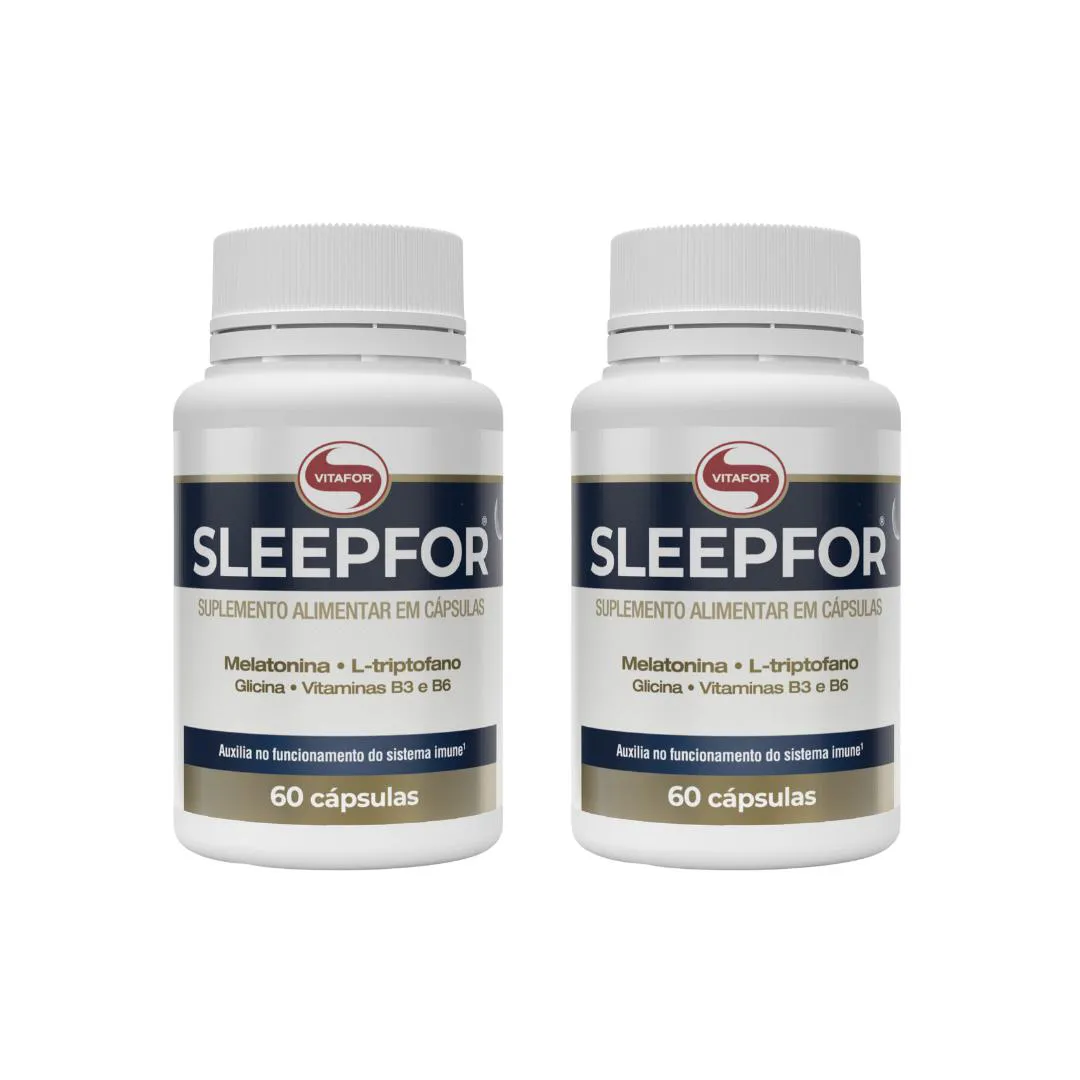 KIT 2 SLEEPFOR - 60 CÁPSULAS - VITAFOR