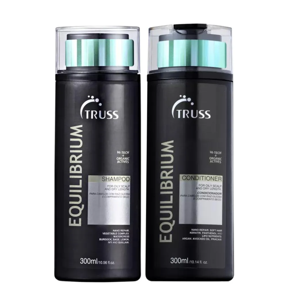 COMBO TRUSS EQUILIBRIUM SHAMPOO E CONDICIONADOR 300ML