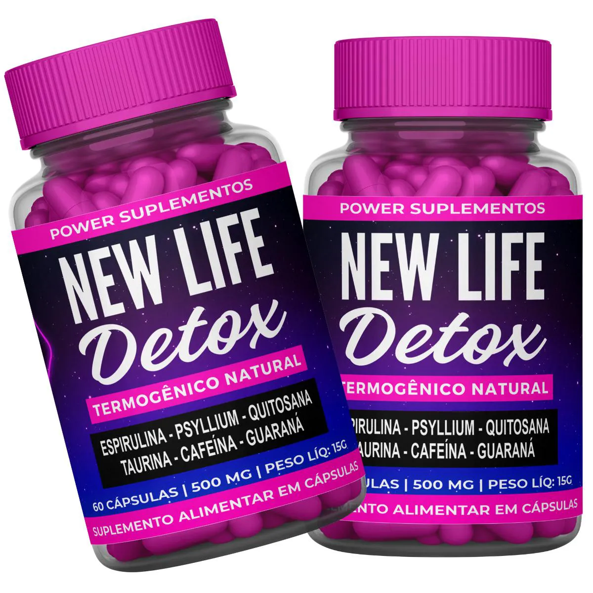 2X NEW LIFE DETOX - 120 CáPSULAS