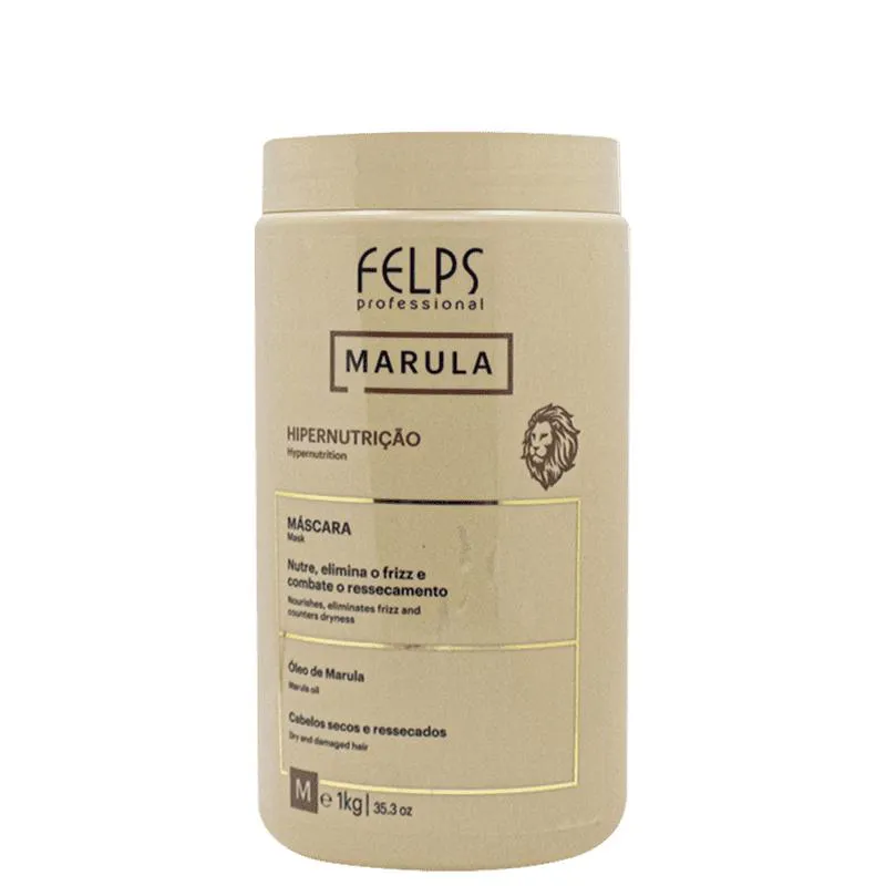 FELPS PROFESSIONAL MARULA HIPERNUTRIçãO - MáSCARA DE NUTRIçãO 1KG