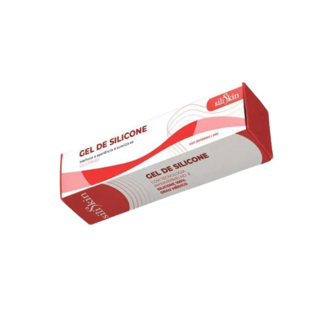 GEL SILICONE PARA CICATRIZ E QUELOIDE POMADA 20G - SILISKIN