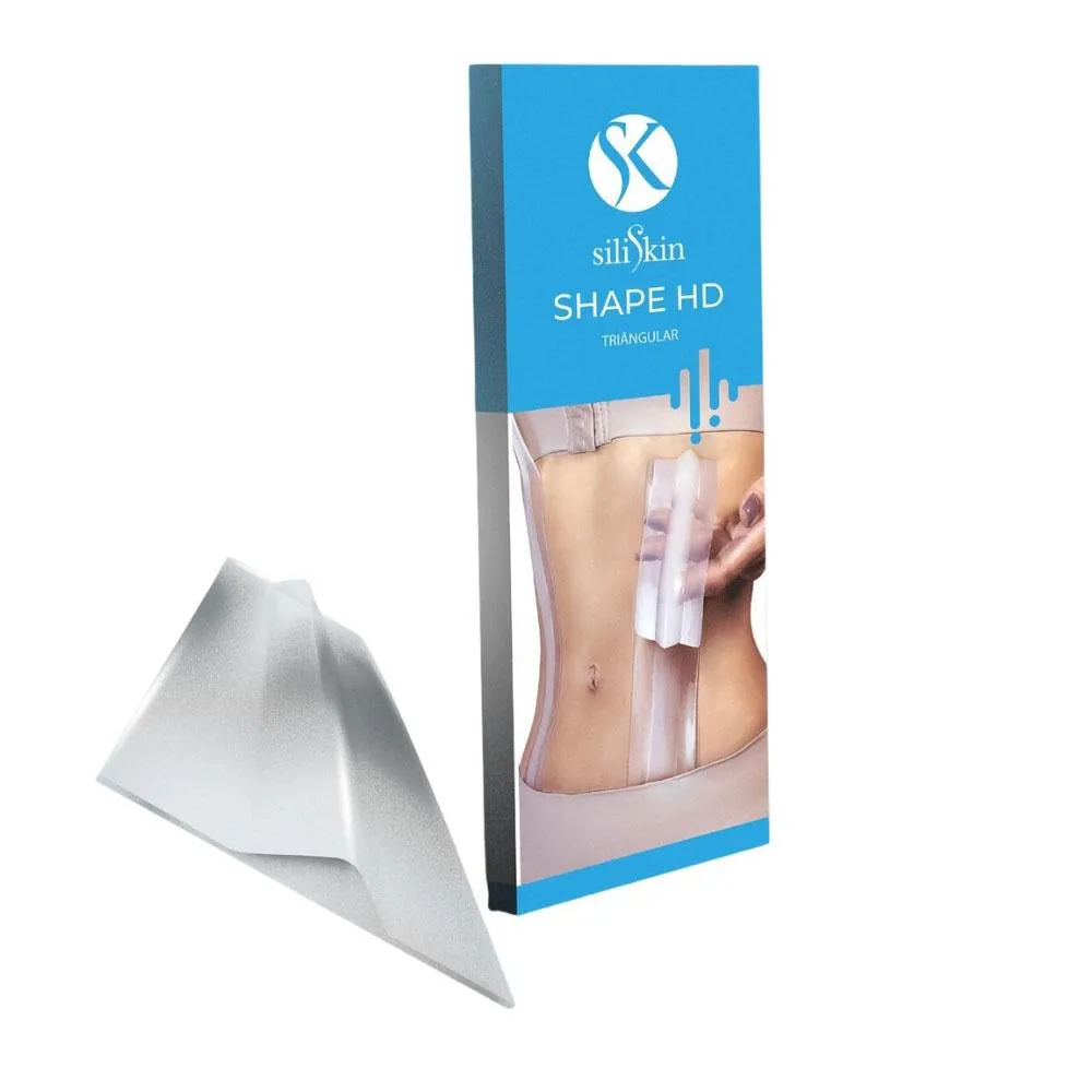FITA CANALETA TRIANGULO DE SILICONE SHAPE HD 2UN SILISKIN