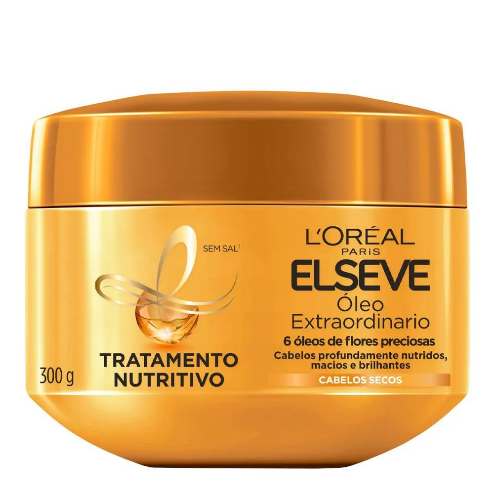 LOREAL CREME DE TRATAMENTO ELSEVE ÓLEO EXTRAORDINáRIO 300G