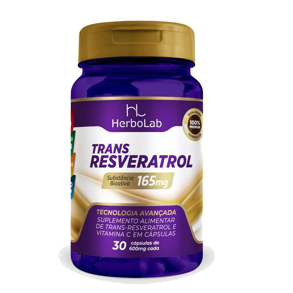 TRANSRESVERATROL COM 30 CáPSULAS HERBOLAB