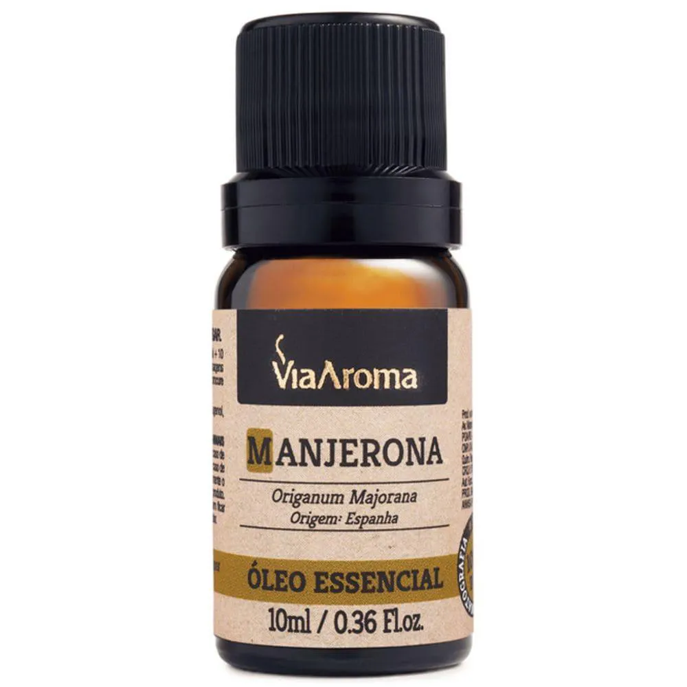 ÓLEO ESSENCIAL DE MANJERONA 10ML - VIA AROMA