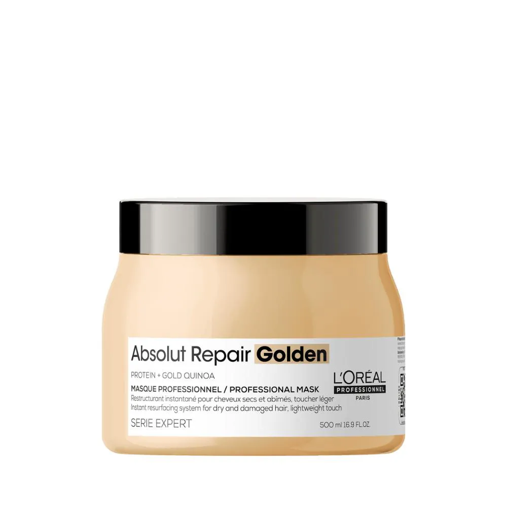 MáSCARA CAPILAR LORéAL PROFESSIONNEL SERIE EXPERT ABSOLUT REPAIR GOLD QUINOA + PROTEIN 500G