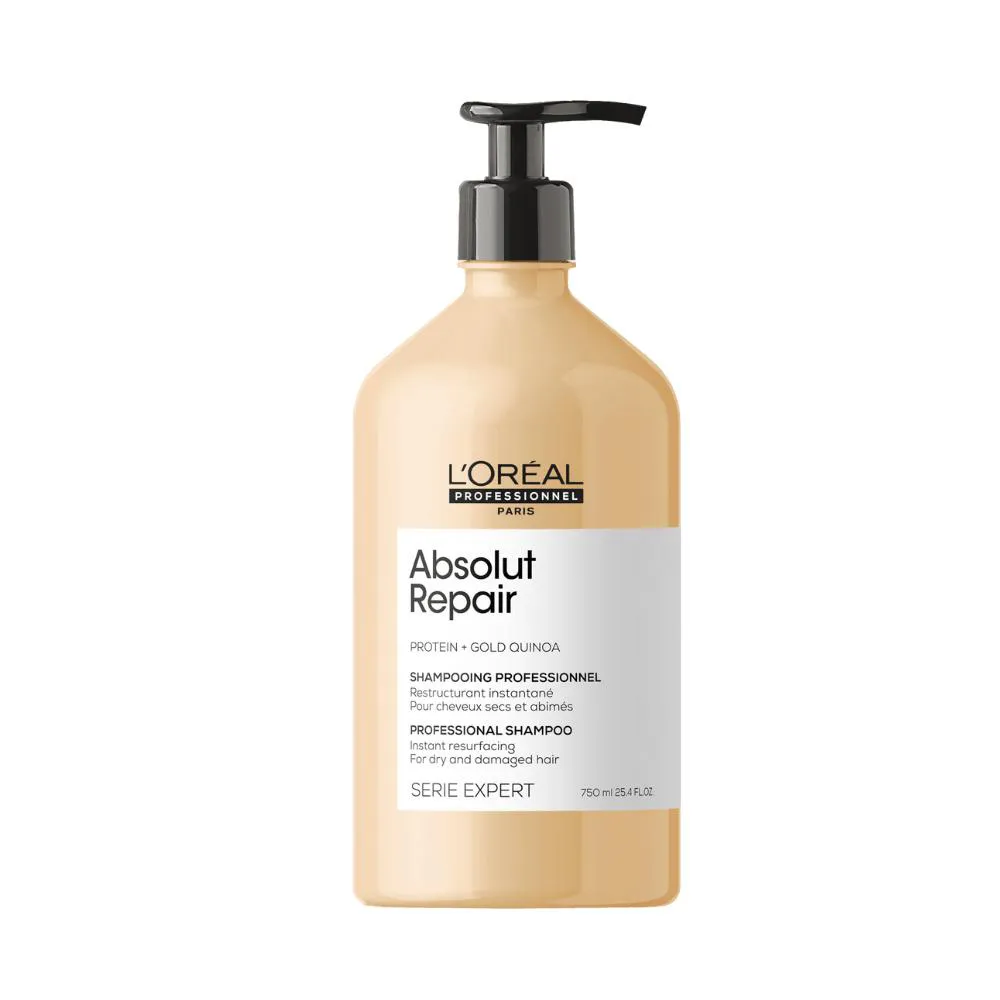 SHAMPOO LORéAL PROFESSIONNEL SERIE EXPERT ABSOLUT REPAIR GOLD QUINOA + PROTEIN 750ML