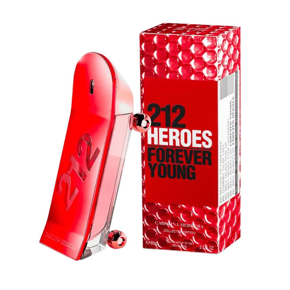 PERFUME CAROLINA HERRERA 212 HEROES FOR HER COLLECTOR FEMININO EAU DE PARFUM 80ML