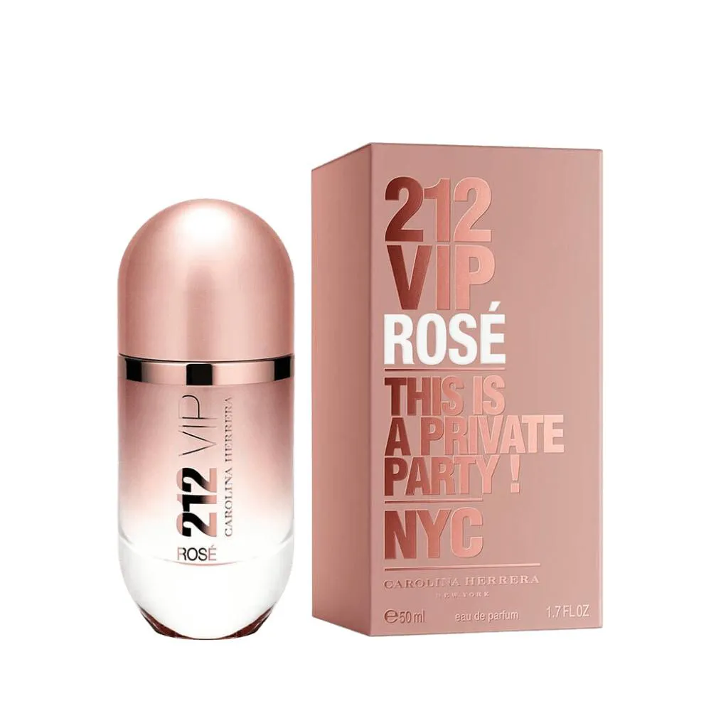 PERFUME CAROLINA HERRERA 212 VIP ROSé FEMININO EAU DE PARFUM 80ML