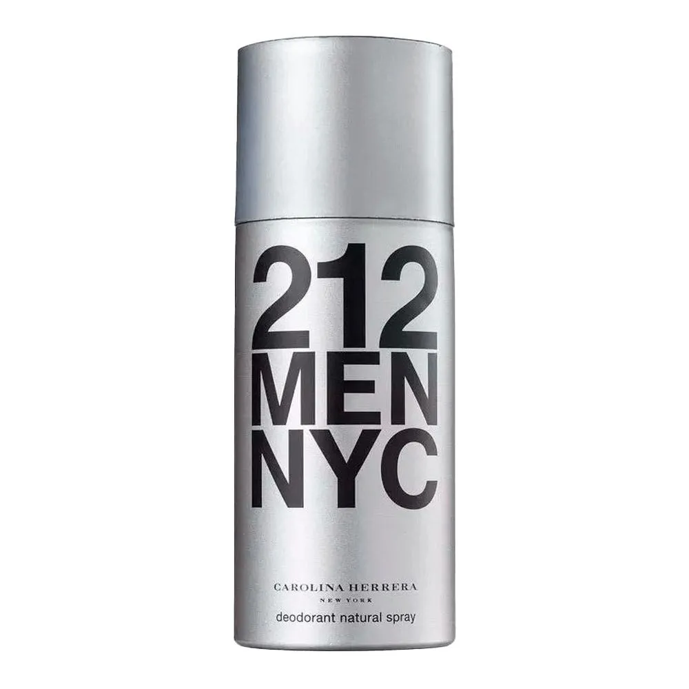 DESODORANTE SPRAY CAROLINA HERRERA 212 MEN MASCULINO 150ML